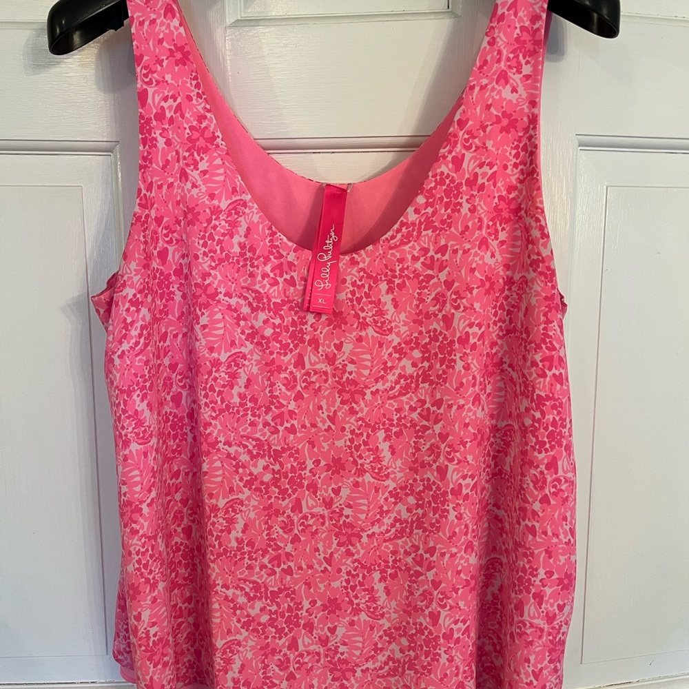Lilly Pulitzer XL Florin reversible Pink Tank top